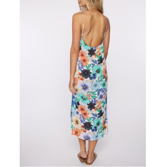 ONEIL Bayleigh FLORAL MIDI DRESS - S - Picture 4 of 14